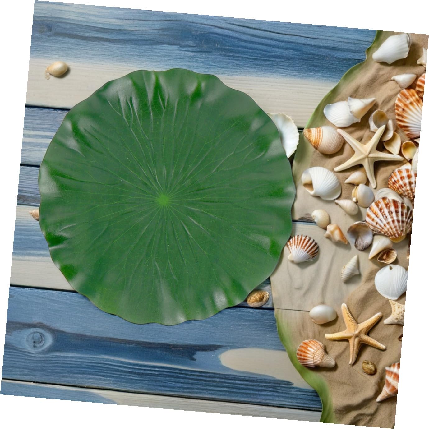 LIFKOME 10stücke Künstliche Lotusblätter Für Aquarien Realistische Schwimmende Dekoration Für Teiche Und Langlebig Und Vielseitig Einsetzbar