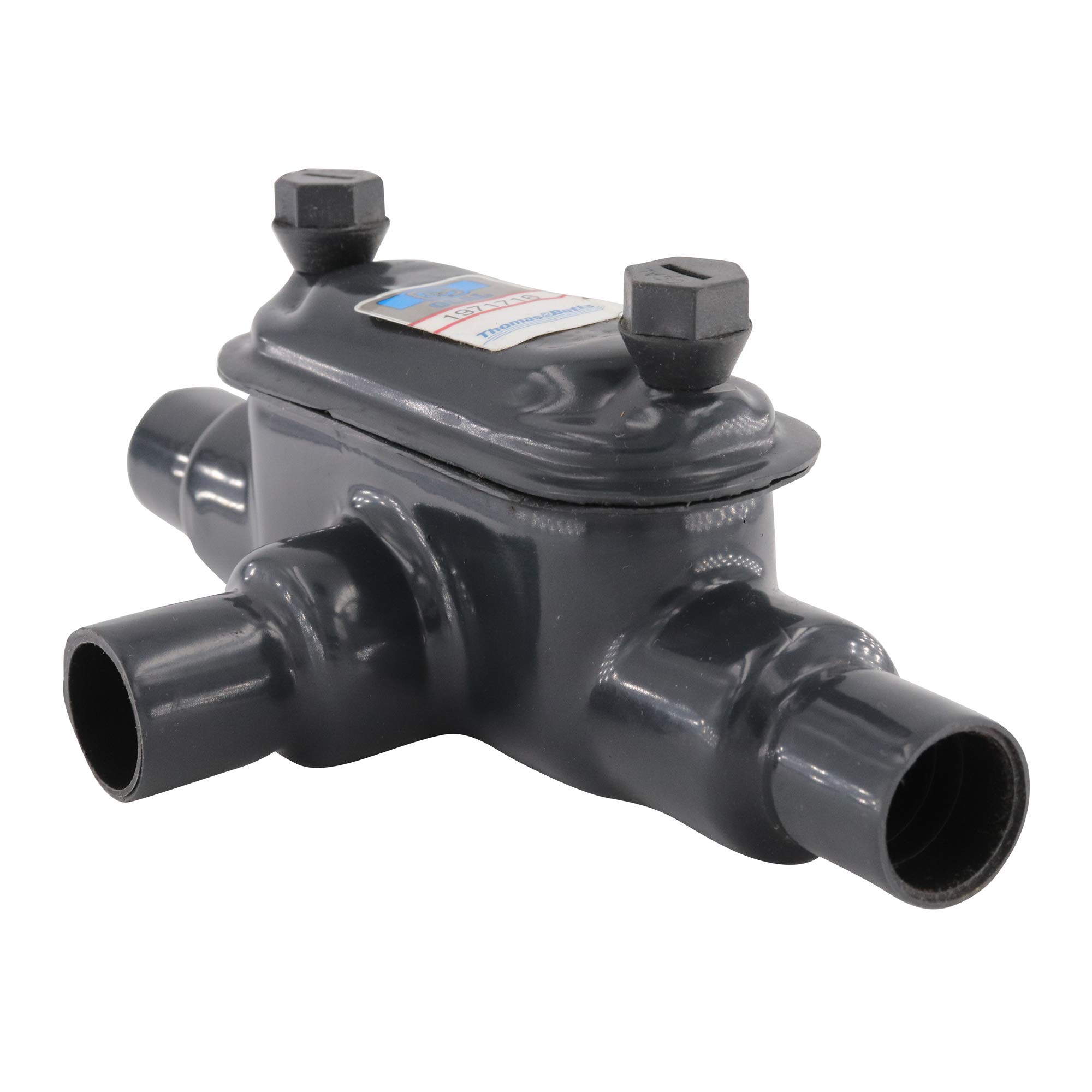 Thomas & BettsT18-4X-G Ocal PVC Coated Conduit Body, Type-T, Form-8, 1/2-Inch