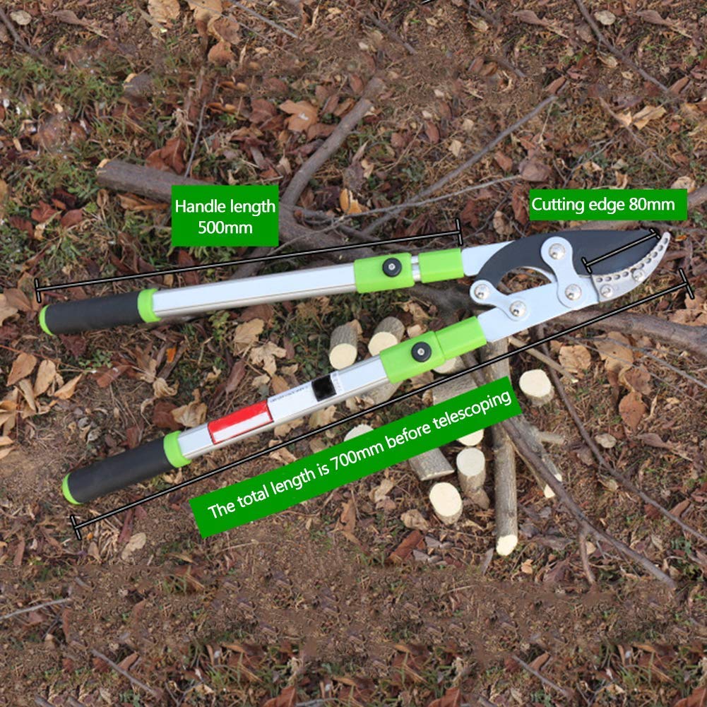 Tijeras de podar de Yunque, para Cortar Ramas Gruesas de árboles frutales de jardín, Machete Grande, Ahorra Mano de Obra.