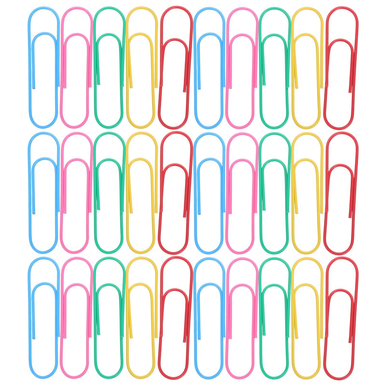 100 fermagli metallici per cancelleria, 10 cm/4'', colorati, ideali per ufficio, archiviazione e journaling, multicolore per studenti e per l'organizzazione domestica.