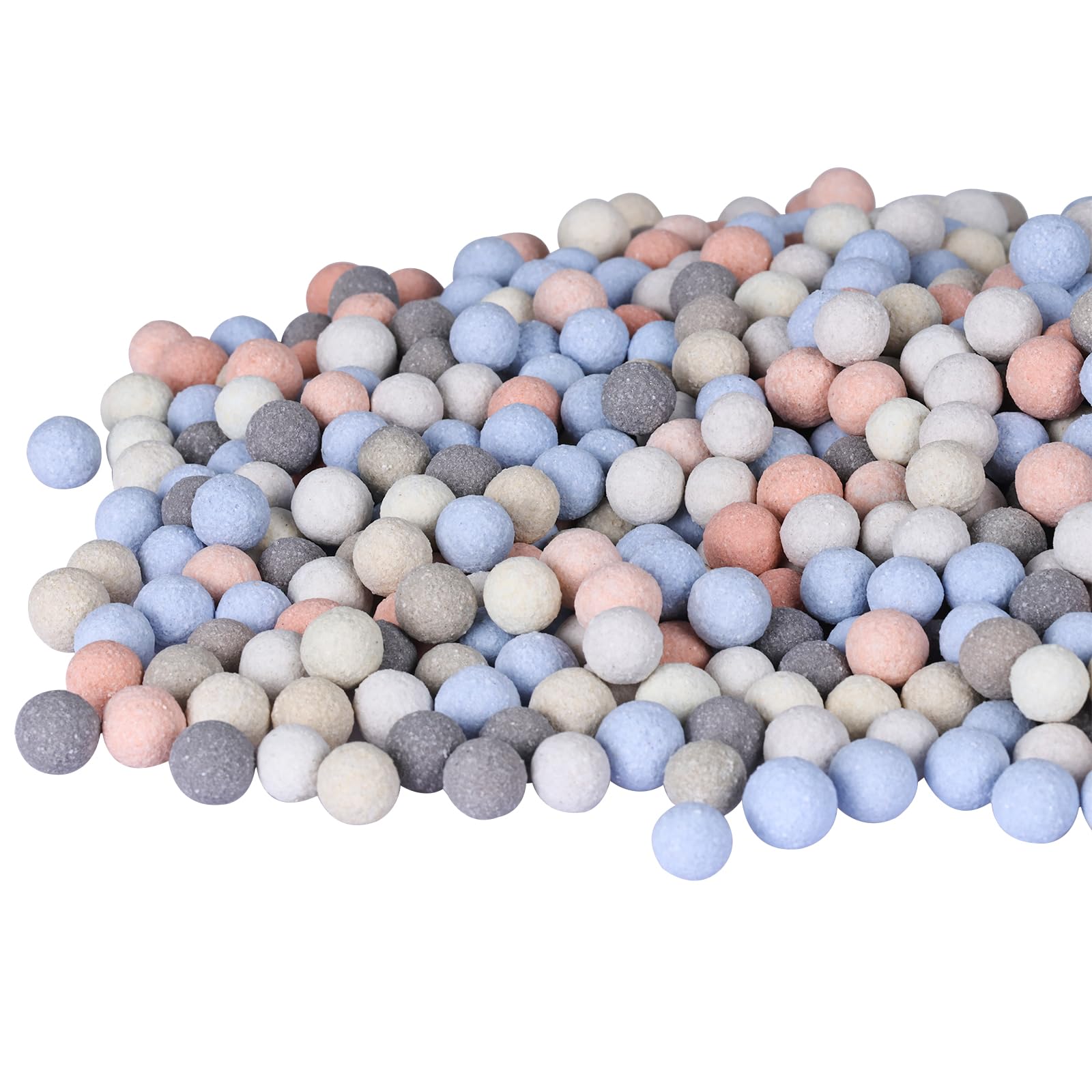 6 lbs Aquarium Filter Media Ceramic Bio Balls Filter Media for Freshwater Aquarium and Marine Fish Tank Sump Canister Filter Koi Ponds (Filter Media Bead 0.45" Dia)