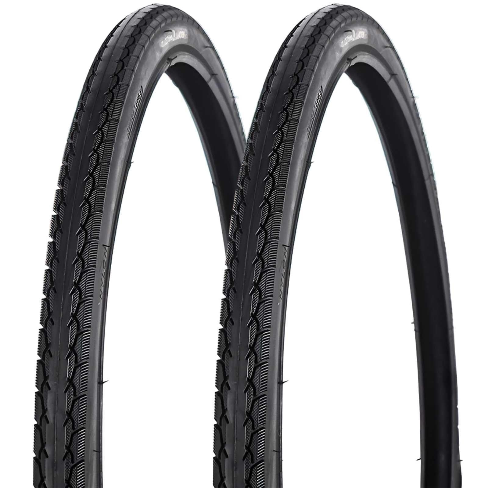 2PCS 24x1.25 (32-507) Neumáticos Resistentes a Pinchazos y al Desgaste, Ideales for Bicicletas Urbanas, Caucho de Alta Durabilidad, 45-65 PSI