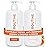 Routine Wellness Anti-Thinning Shampoo and Conditioner Set for Thinning Hair - Biotin DHT Blocker Women & Men - Color Safe Shampoo for Hair Loss & Healthier Hair - Jasmine & Orange Blossom (Pack of 2)