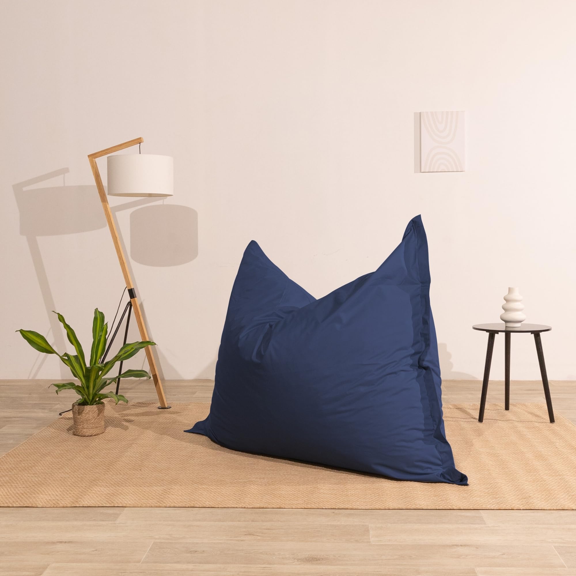 Bananair Pouf Extérieur Imperméable Géant XXL 180x140 cm Bleu