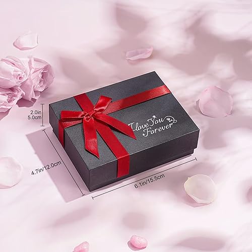 Miniatura 8 de Iefil - Collares con diseño de corazón y rosa para mujer, plata de ley 925 con inicial de corazón, regalo de cumpleaños y aniversario para mujeres