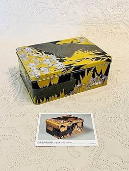 Amazon.co.jp: 八橋蒔絵螺鈿硯箱 尾形光琳 バラ 川西英 空き箱