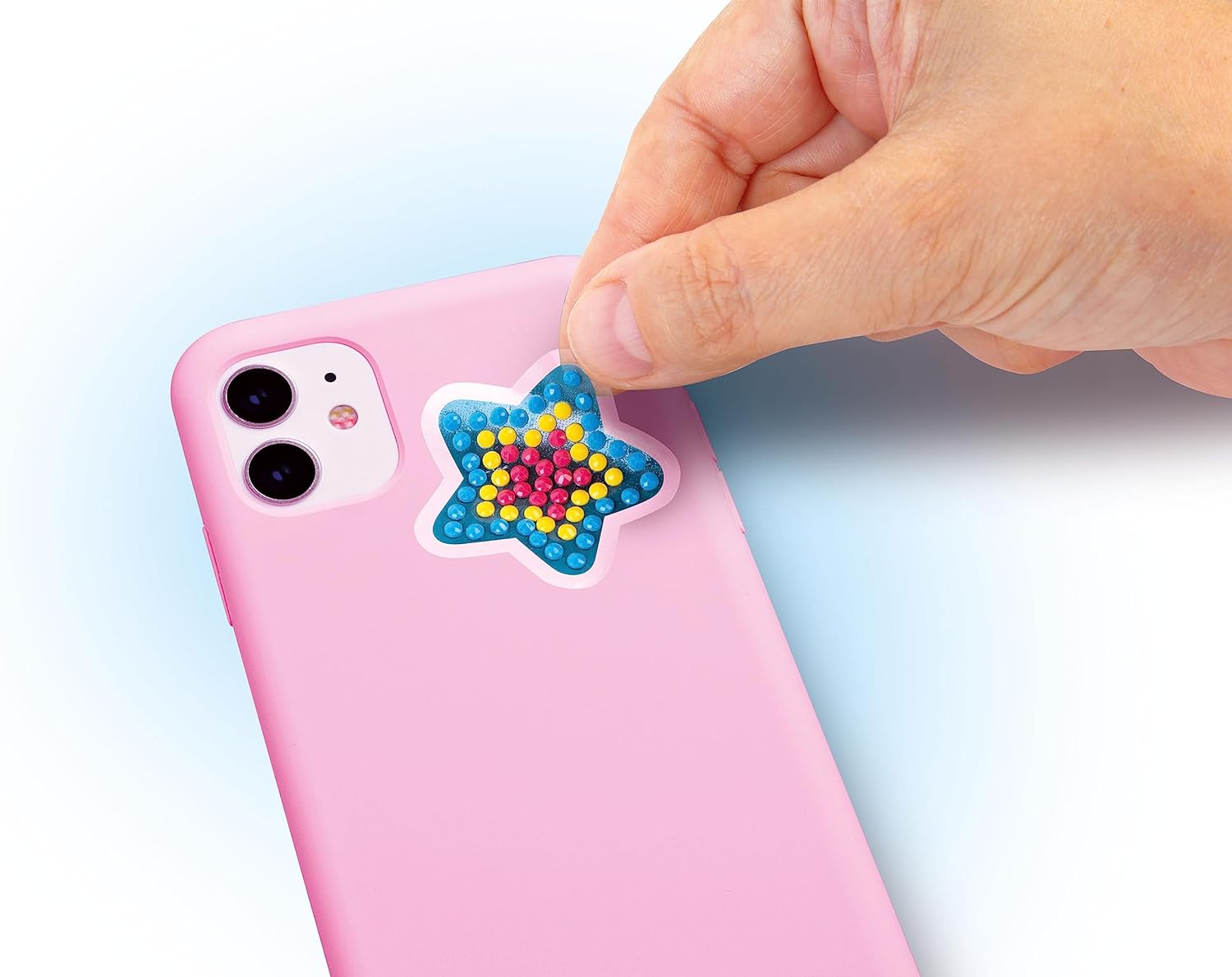 Clementoni- Sparkly Creations: Create Personalised 3D Gem Stickers for Bags, School Supplies & More! (7+ Years)