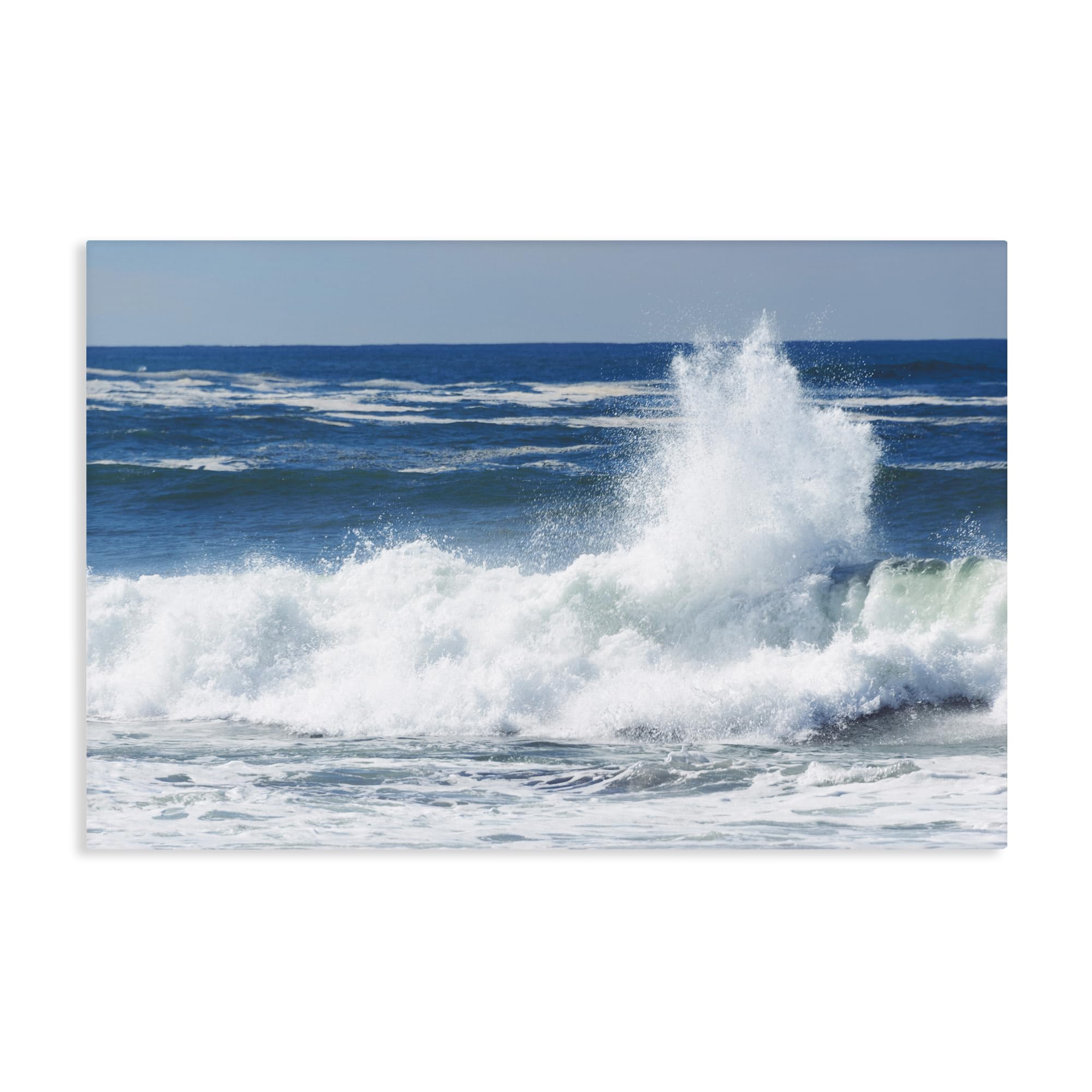 Stupell Industries Unframed 'Crashing Waves Splash'| Canvas Art