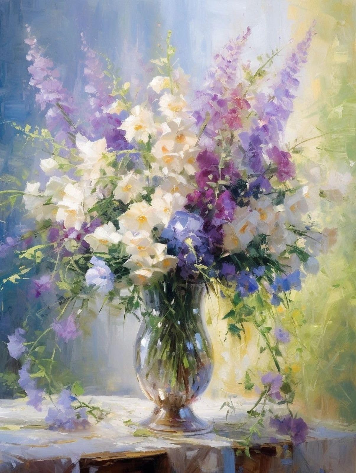 Diamond Painting, Raisins Sur La Vigne Aquarelle, C Peinture Diamant 5D, Kit De Peinture Diamant