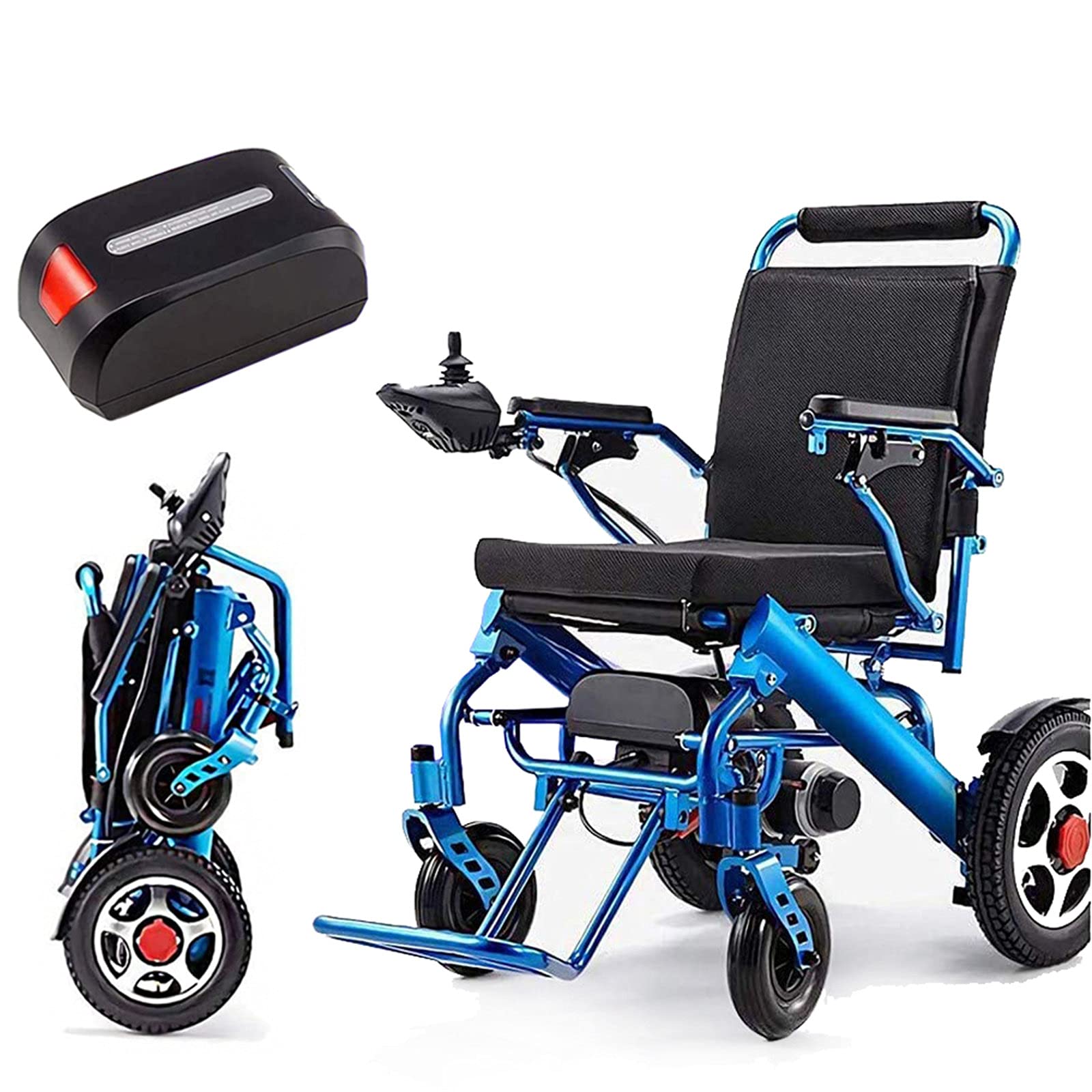 Buy Foldable Electric Wheelchair,with Flip Armrests and Lifting Leg