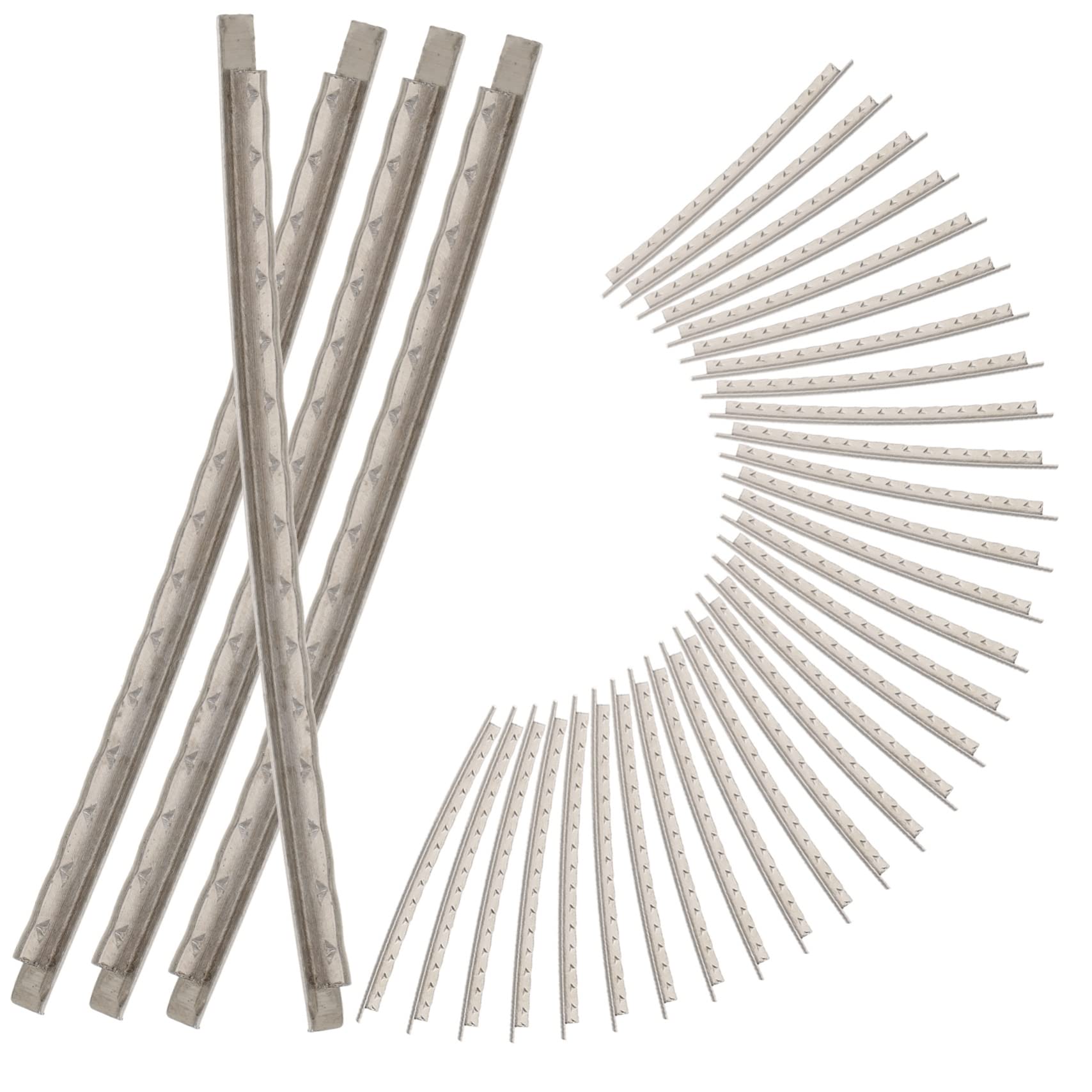 Abaodam 40pcs Classical Guitar Fret Wires Electric Guitar Fret Tool Set Fretboard Replacement