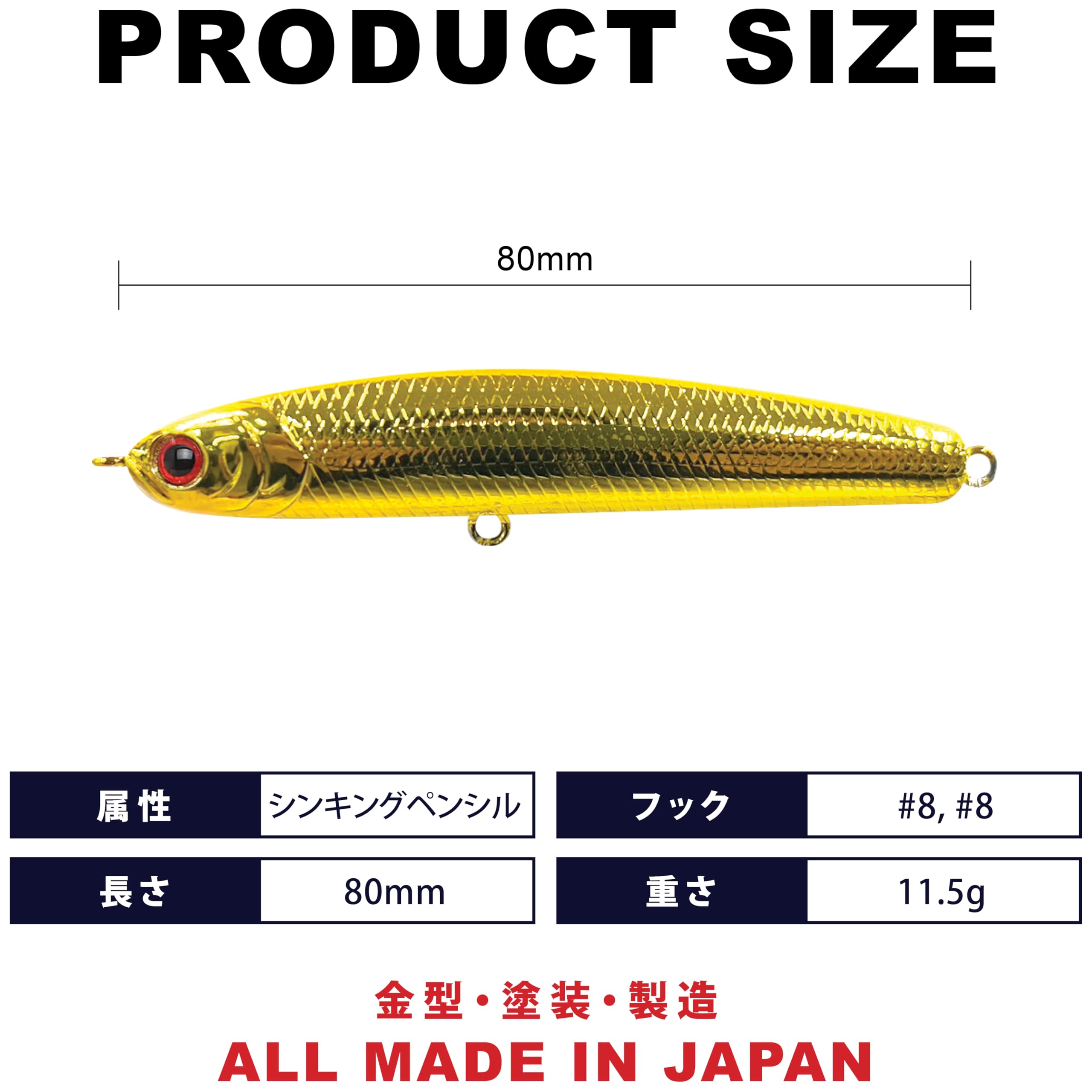 Amazon.co.jp: ラッキークラフト (LUCKY CRAFT) ワンダー80 シーバス用