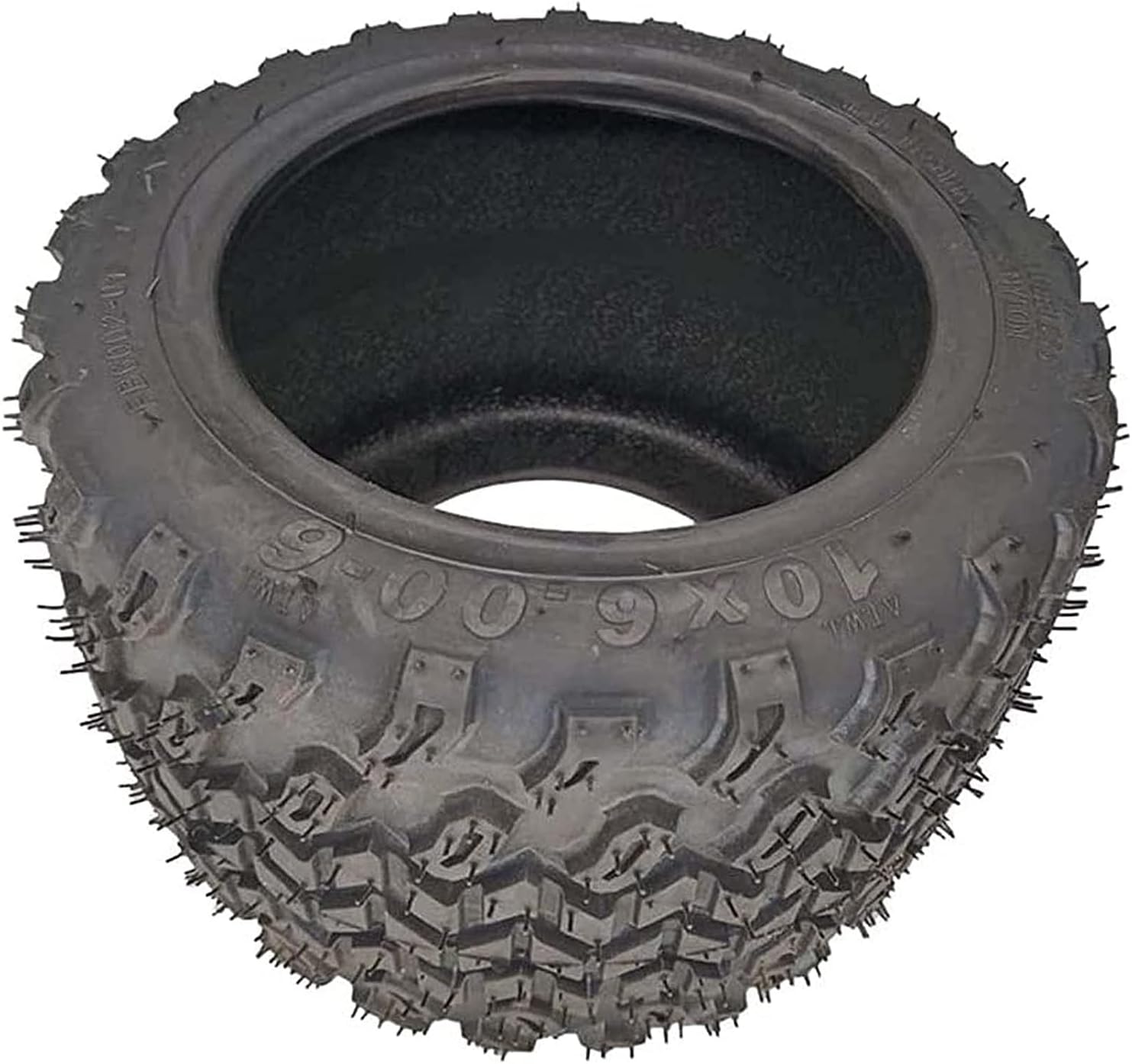 Electric Scooter Tires, 10-Inch Widened Non-Slip Wear-Resistant Tubeless Off-Road Tires, Modified Scooter Tires, Compatible with Small Harley Motorcycles,10x6.00 6 c