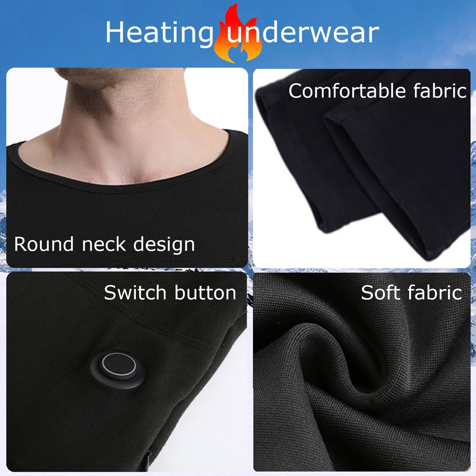 Set di Magliette E Pantaloni Termici Riscaldati, Uomo, Donna, Controllo App, Riscaldamento A 28 Zone, Vestiti per Gli Sport Invernali all'Aria Aperta