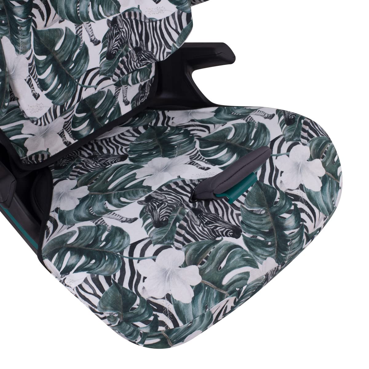 JYOKO Kids Bezug kompatibel mit Britax Romer Kidfix, aus Baumwolle (Romer Kidfix I-SIZE, ZEBRA)