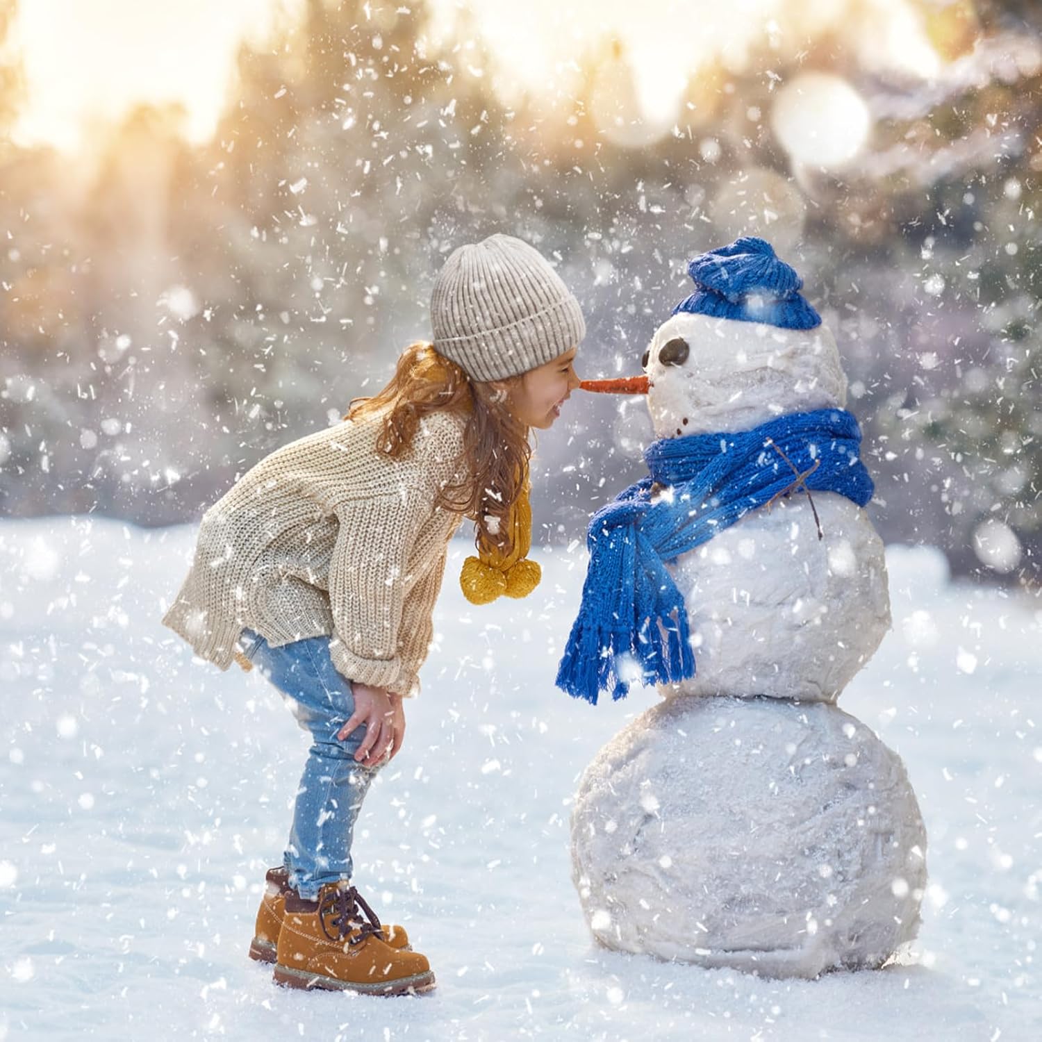 MIG4U Kids Beanie Hat Wool Knitted Warm Fleece Lined, Soft Coral Thick Cuffed Winter Hat Beanie Cap for Cold Weather - Image 7