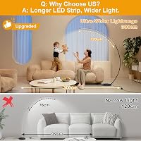 Linkenail LED ívlámpa 25W dimmelhető távirányítóval, 3 színhőmérséklet 3