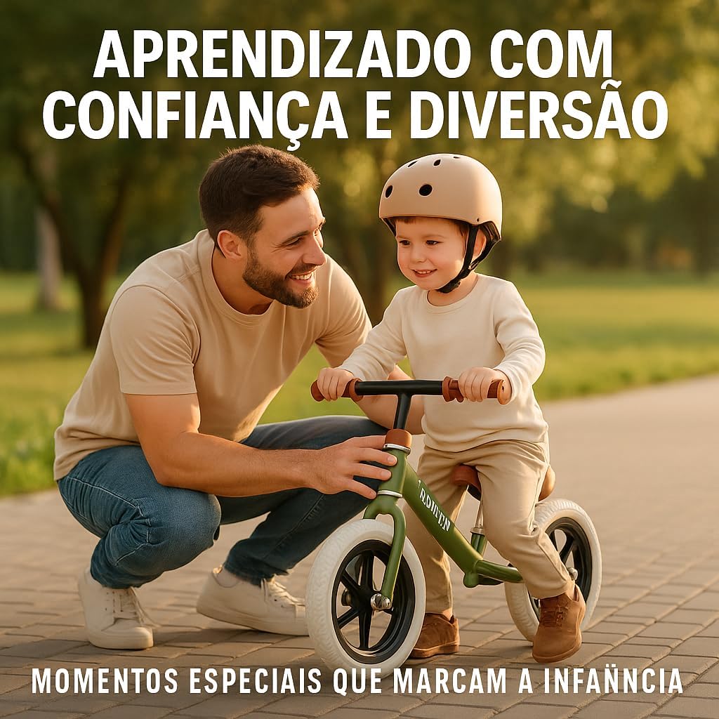 Bicicleta de Equilíbrio Wild Infantil Kidino - Sem Pedal, Balance Bike Estável e Segura +12 Meses – Desenvolve Coordenação Motora e Equilíbrio para Crianças Bicicleta de Equilíbrio Wild Infantil Kidino - Sem Pedal, Balance Bike Estável e Segura +12 Meses – Desenvolve Coordenação Motora e Equilíbrio para Crianças