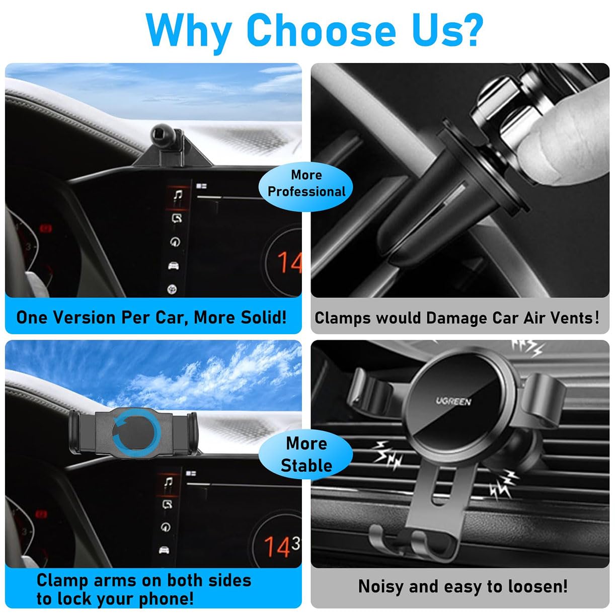 Soporte de teléfono móvil para Coche,Soporte de teléfono móvil Ajustable Giratorio 360°,para BMW X5 X6 X7 G05 G06 G07 2019-2023