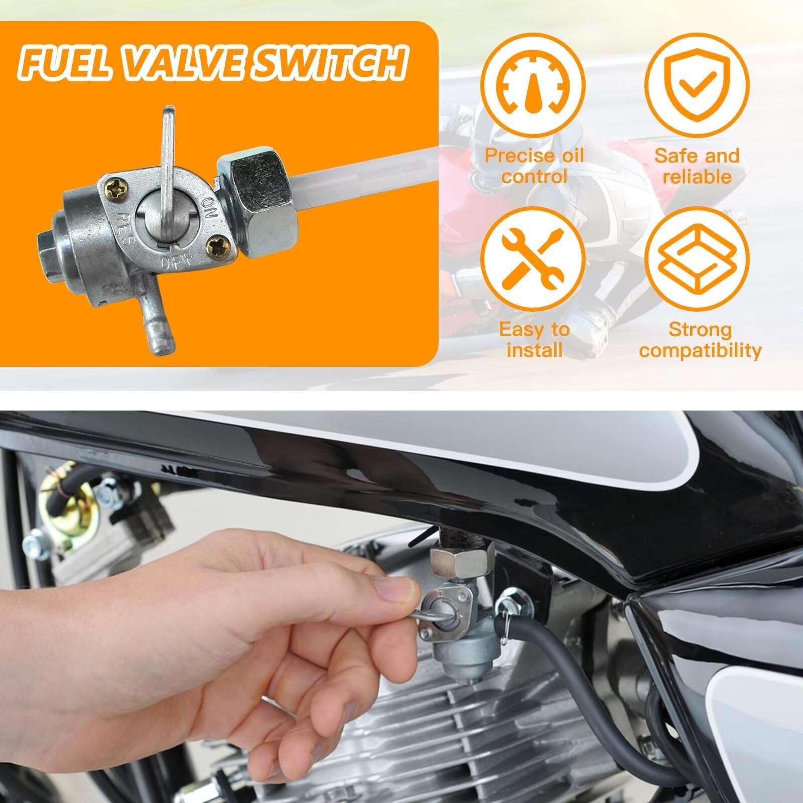 Amazon.com: Gas Fuel Tank Petcock Part for Honda CM400T Touring