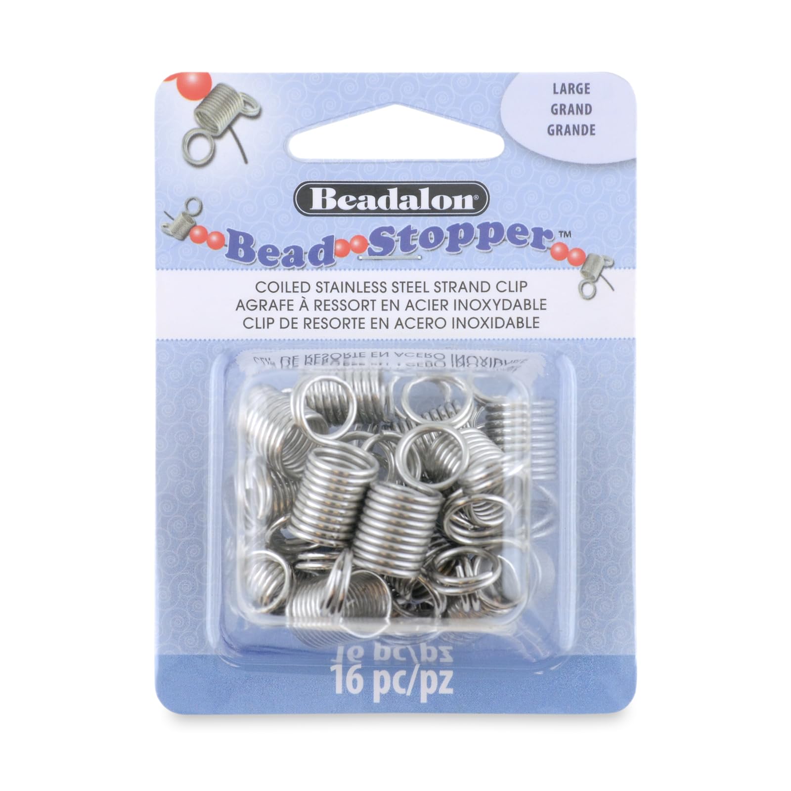 Scatole Rotonde Grandi Per Perline,6,4 Cm, Beadalon, Confezione Da 4