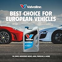 Vista 5 de Valvoline Aceite de motor sintético completo 0W-40 para vehículos europeos, 1 cuarto de galón