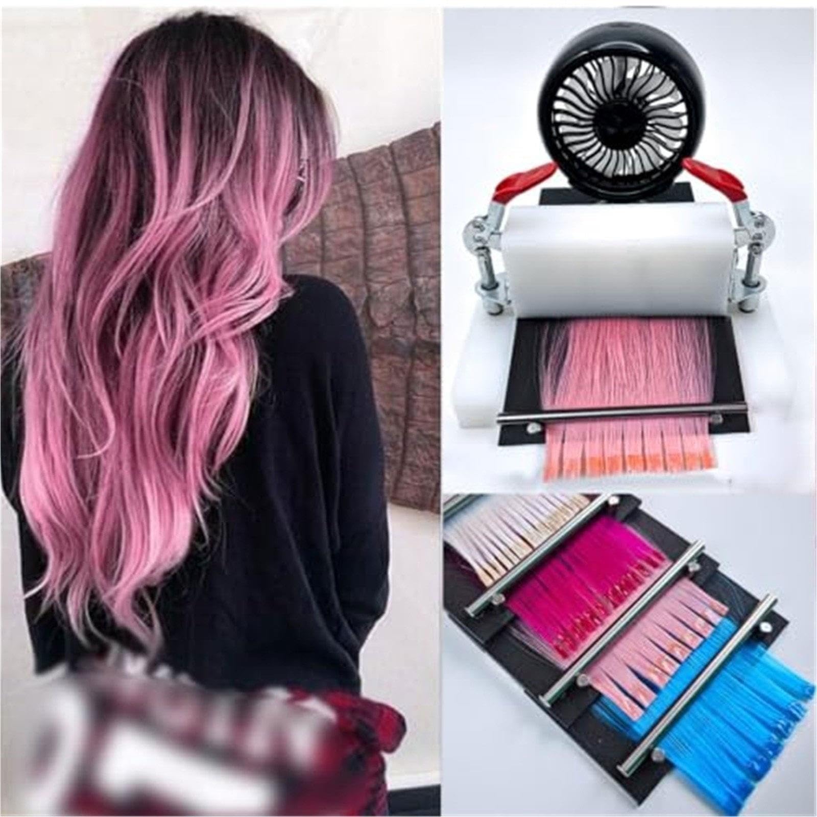 Haarverlängerungsmaschinen-Set, Mini-Keratin-Bonding-Werkzeug for echtes