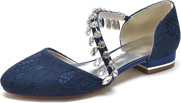 MINITOO Comfort bruiloft platte schoenen voor dames meisjes avond
