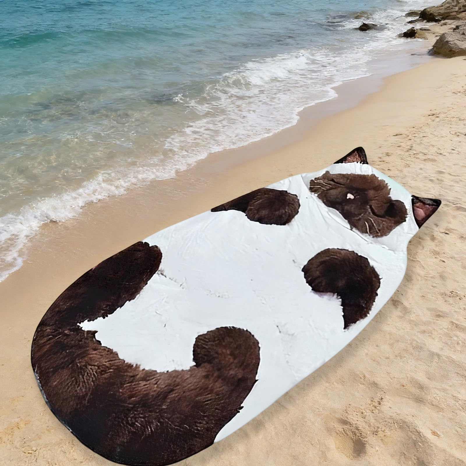 Hugging Caterpillar Sleeping Bag, Plush Cocoon Full-Body Lounger with Pull Cord, Cozy Nap Pod Reading Nest, Soft Convertible Animal Sleeping Bags for Adults Indoor Travel Use — view 3