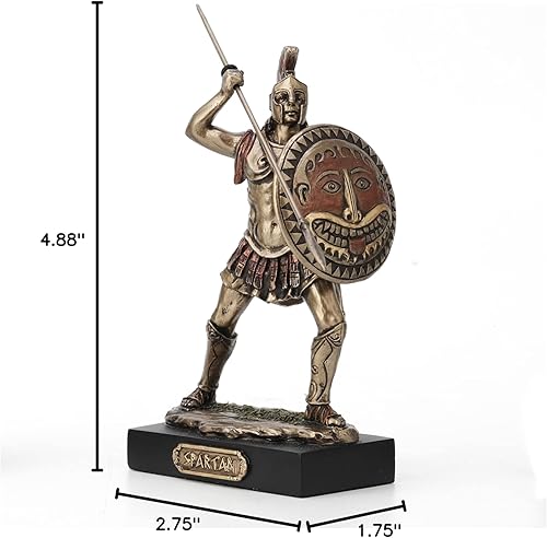 Miniatura 8 de Veronese Design 4 78" Spartan Warrior - Estatua de resina pintada a mano