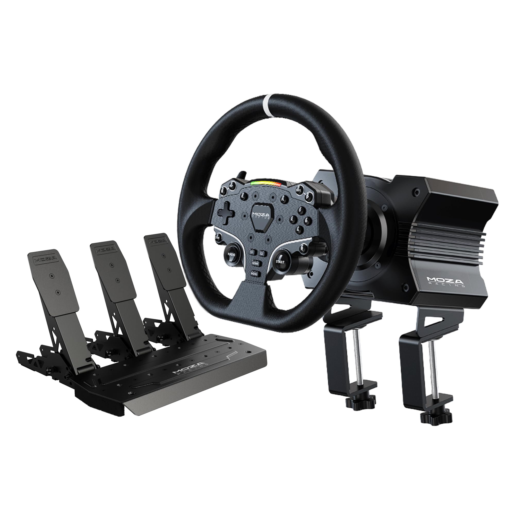 MOZA R5 bundle Direct Drive Force Feedback Sim Racing Kit + SRP Lite Clutch