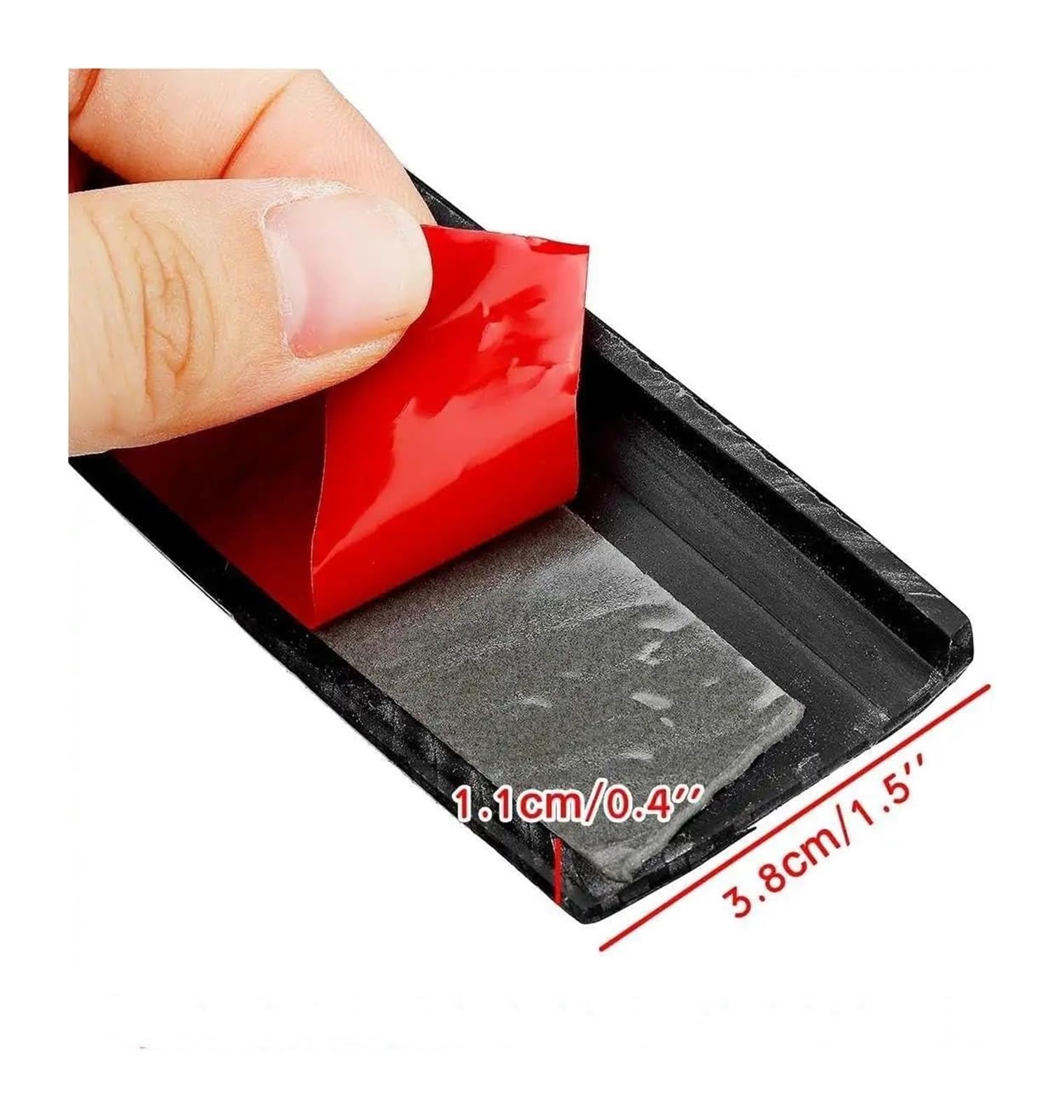Bastone Per Ruote Per Auto Protezione Universale Arco In Gomma Parafango Strisce Anti-collisione Da 1,5 M Arco Sopracciglio Ruota D'auto(4pcs Black)