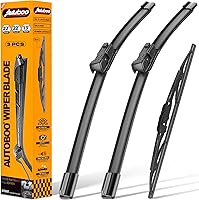 Vista 70 de AUTOBOO - Limpiaparabrisas de repuesto 26 + 20 pulgadas con limpiaparabrisas trasero de 12 pulgadas para BMW X3, X4, 2018, 2019, 2020, 2021, 2022