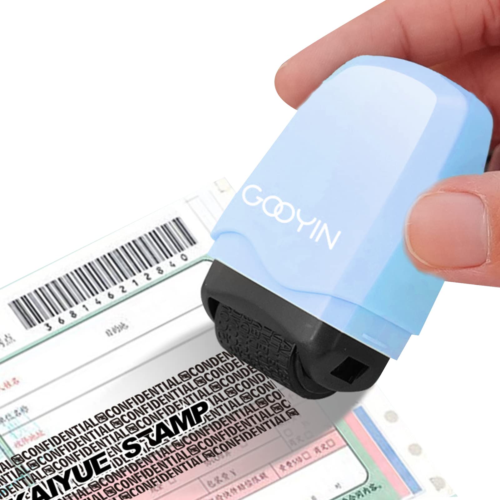 Confidential Stamp | Identity Protection Roller Stamp Data Defender | Express Privacy Random Code | Privacy Stamp Roller | Guard Your ID Stamp Roller | Information Privacy Security Stamp