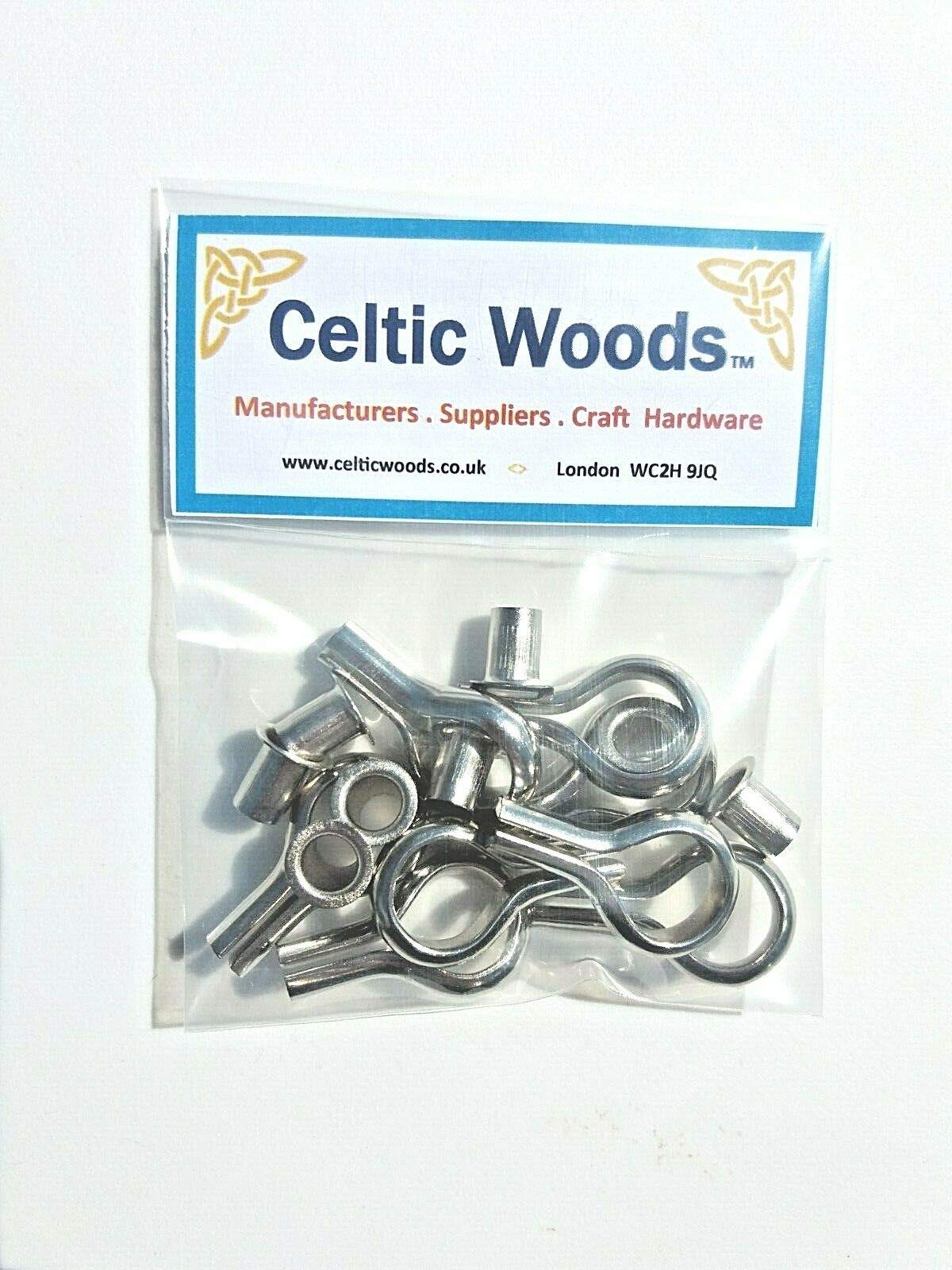 Celtic Woods Silver Pack Of 8 Coloured Np Banjo Bookcase Furniture Shelf Support Studs And Sockets Cen033