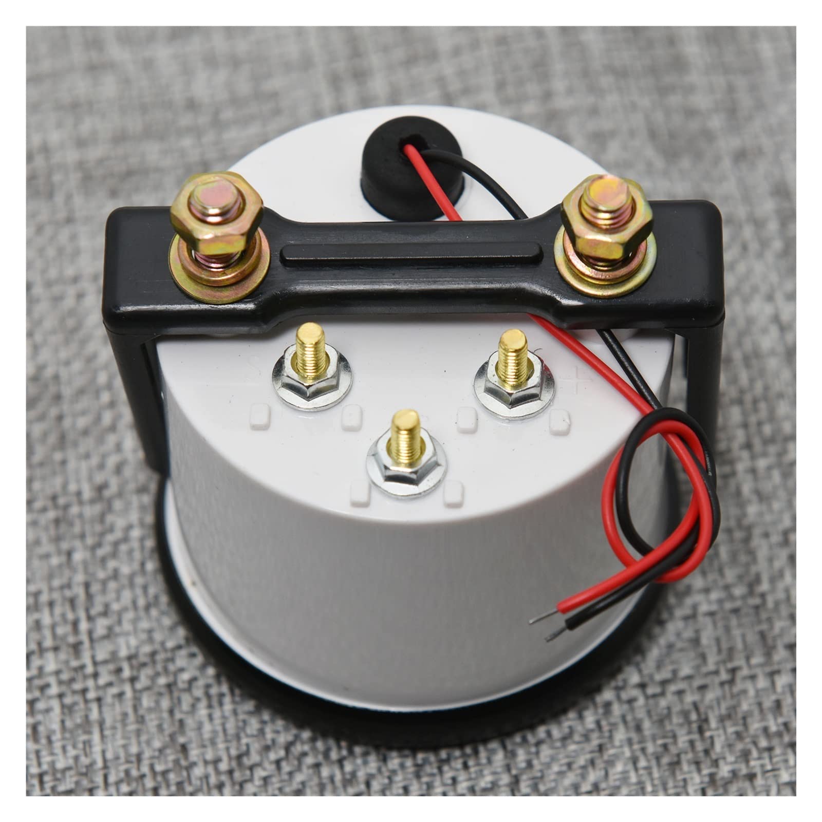 Indicatore livello carburante 52mm Misuratore auto con sensore galleggiante carburante Indicatori automobilistici bordo nero 240-33ohm Indicatore livello carburante olio Shell per barca, auto, camion,