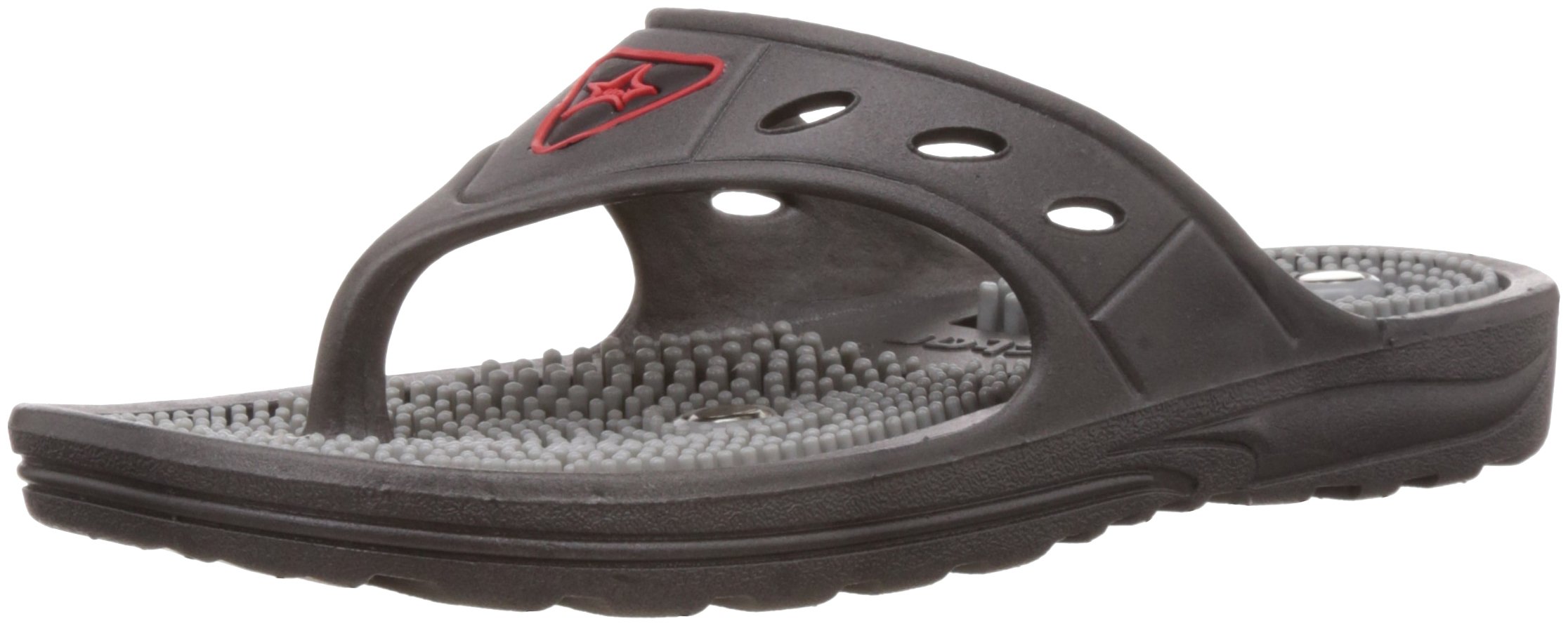 Unistar Unisex Acupressure Slippers size 3 UK (24.2cm) (Grey)-picture-34