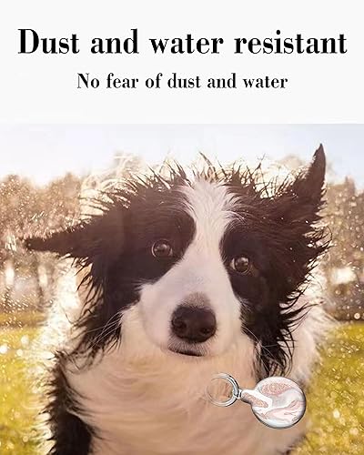 Miniatura 4 de Funda compatible con AirTag, bonita funda protectora con llavero de bucle para Airtag, resistente a los arañazos para cartera, equipaje, gato, perro