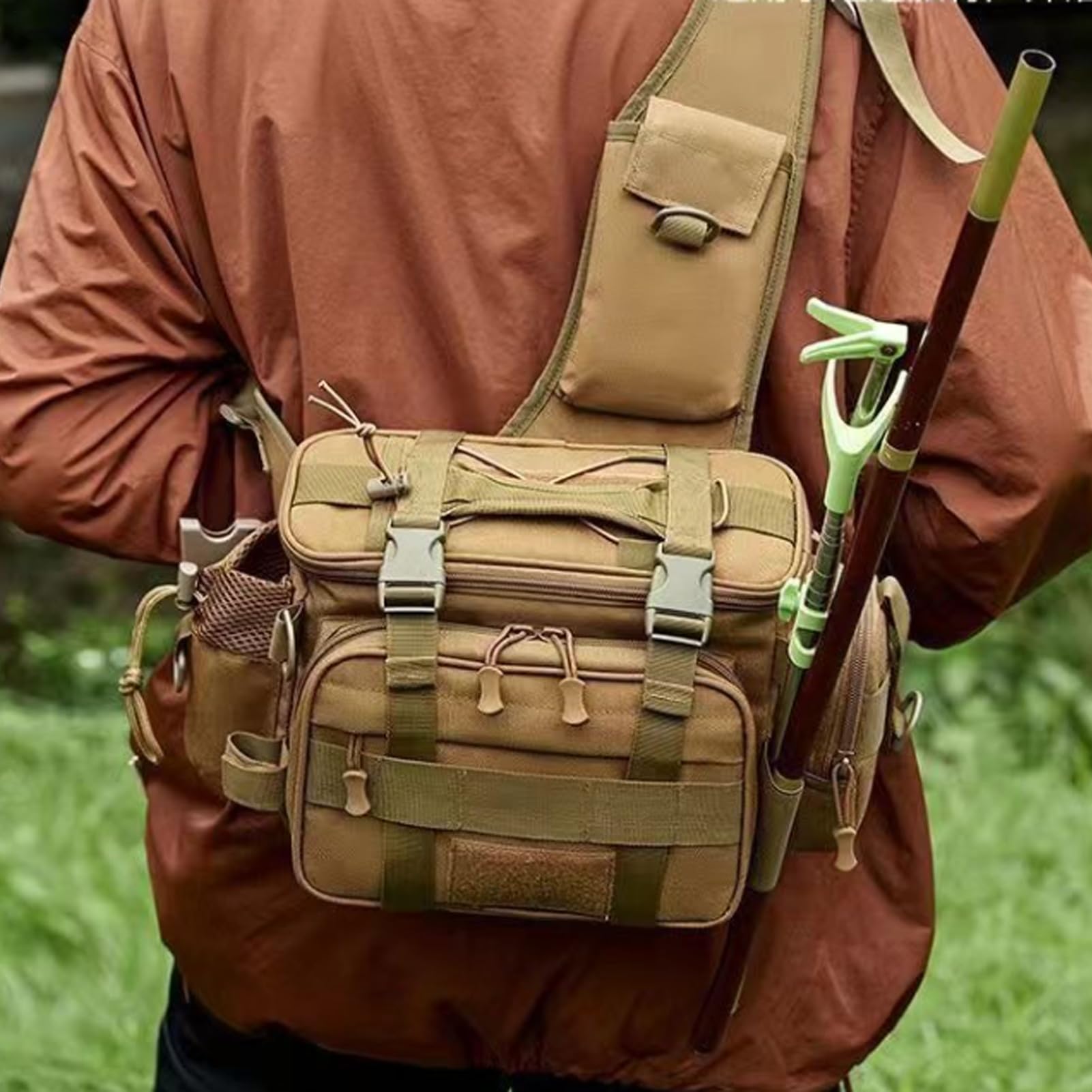 Borsa Degli Attrezzi Da Pesca Custodia Multiuso Resistente All'Usura Per | Grande Per La Pesca In Mare Custodia Resistente Porta Attrezzatura Outdoor Sopravvivenza Caccia