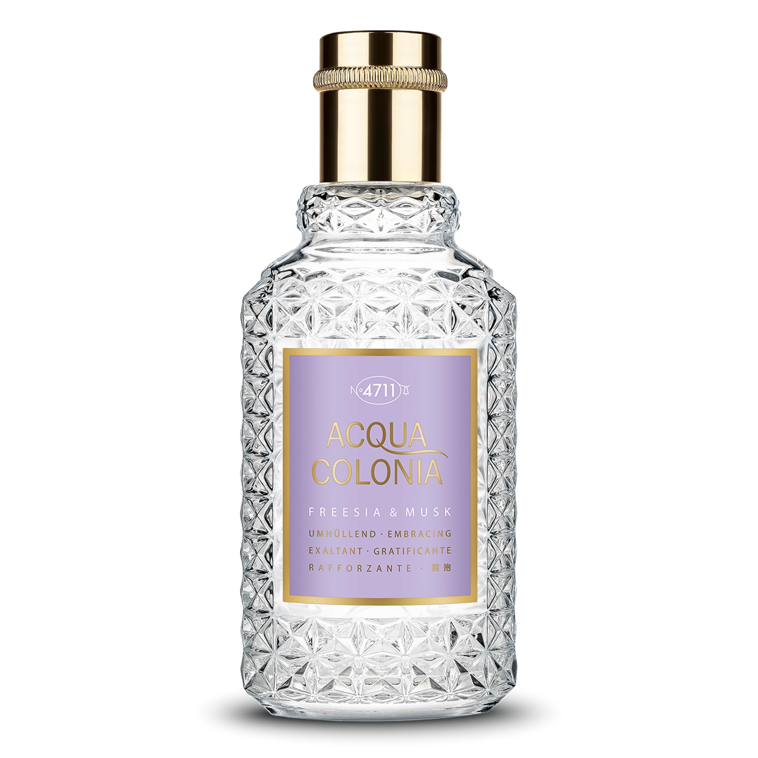4711 Acqua Colonia® Freesia & Musk | Eau de Cologne - umhüllend - Wellness für die Sinne | 50ml Natural Spray