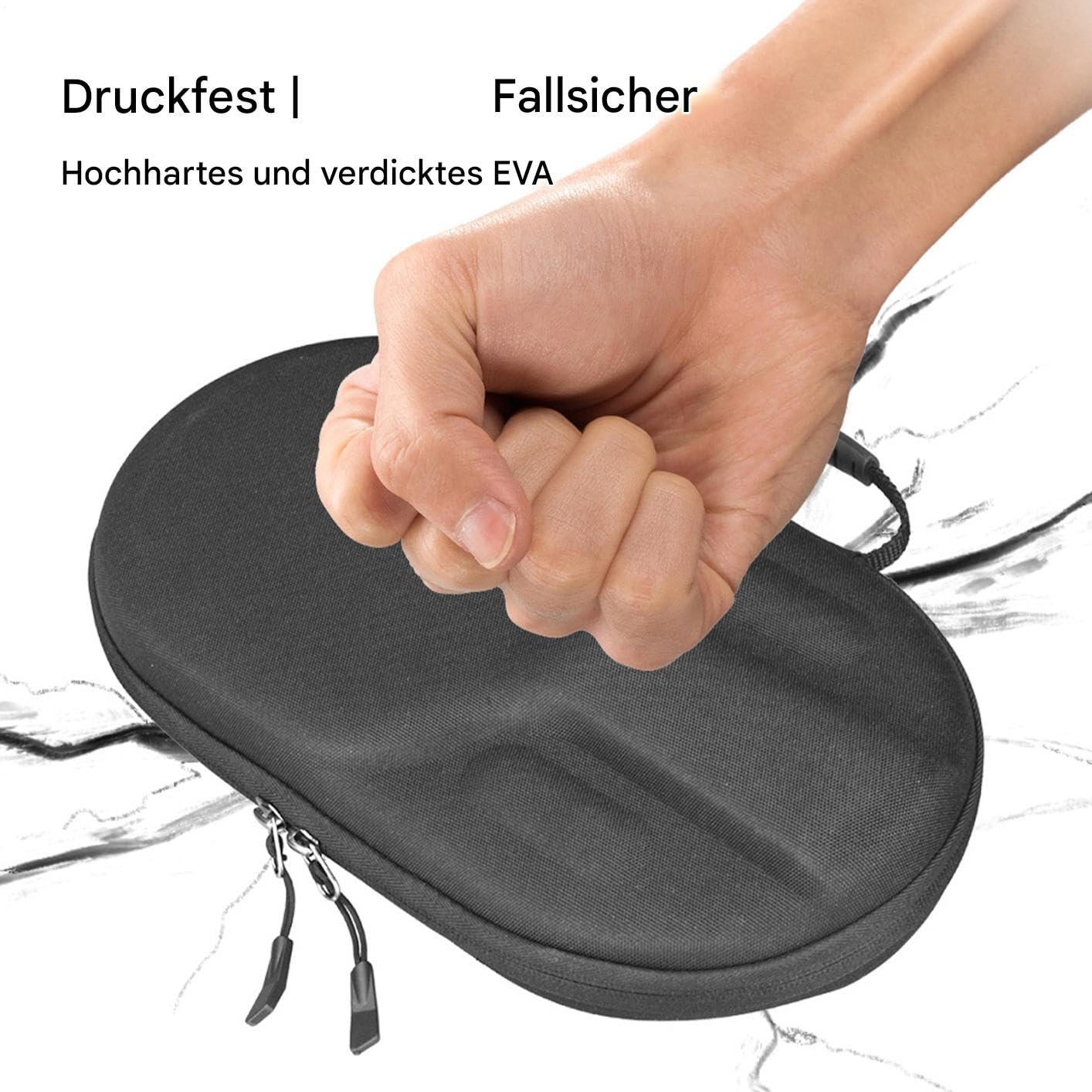 Generisch Maletín de pádel de Pong, Caja de Tenis de Mesa - Organizador de Tenis de Mesa | Protección Dura a Prueba de Polvo Funda portátil para Accesorios Equipamiento Deportes Gimnasio Viaje al