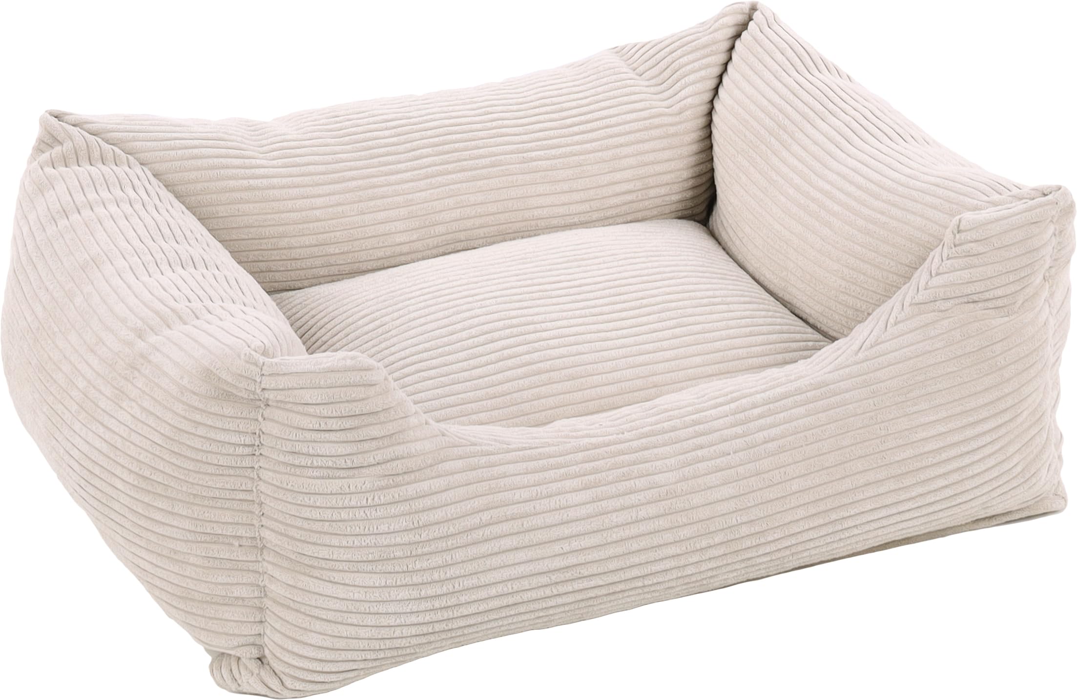 Flamingo Basket Velluto Rectangle Beige 80x67x22cm