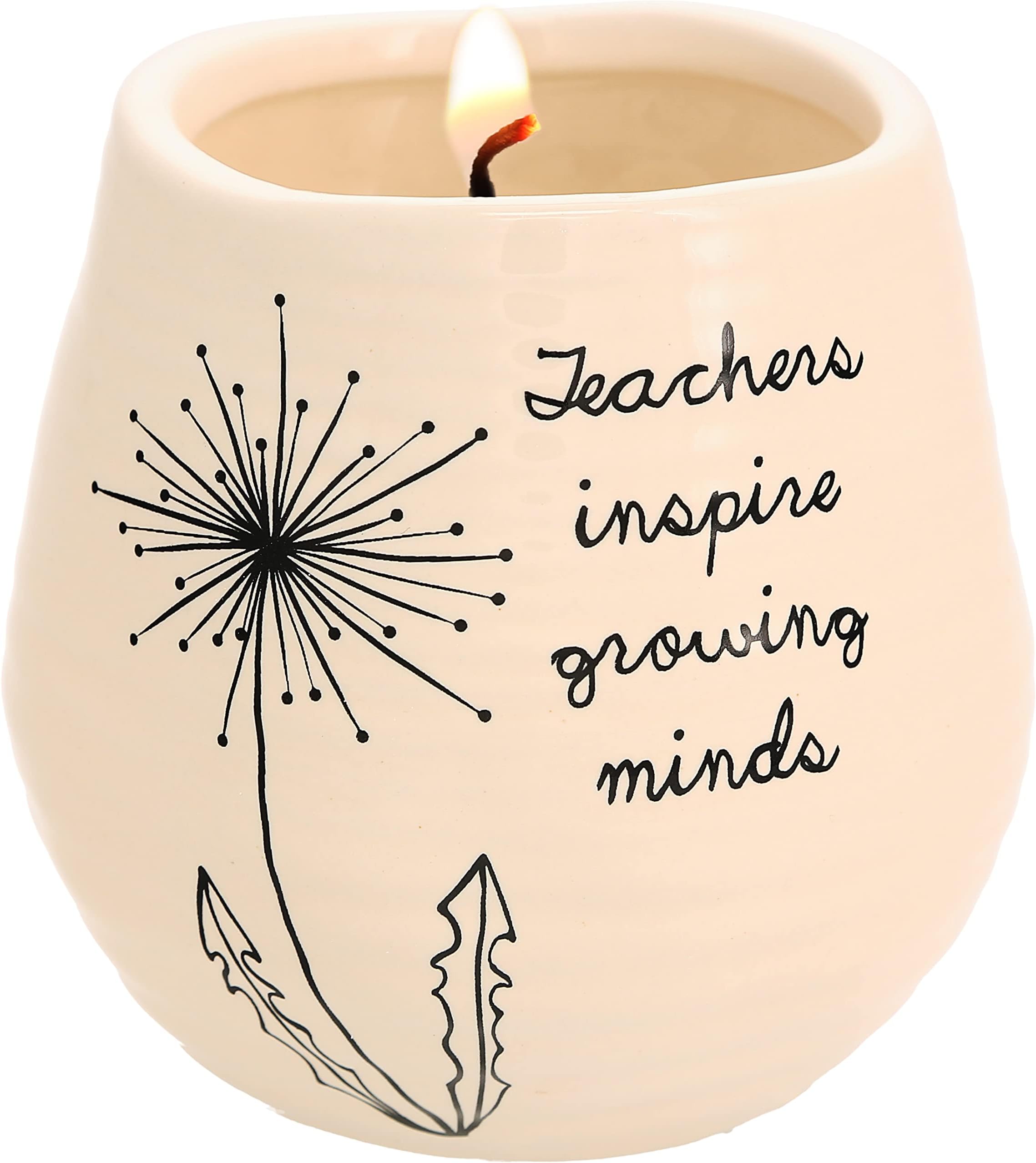 Dandelion Wishes 77150 Ceramic Candles Teachers Inspire Growing Minds Ceramic Soy Candle