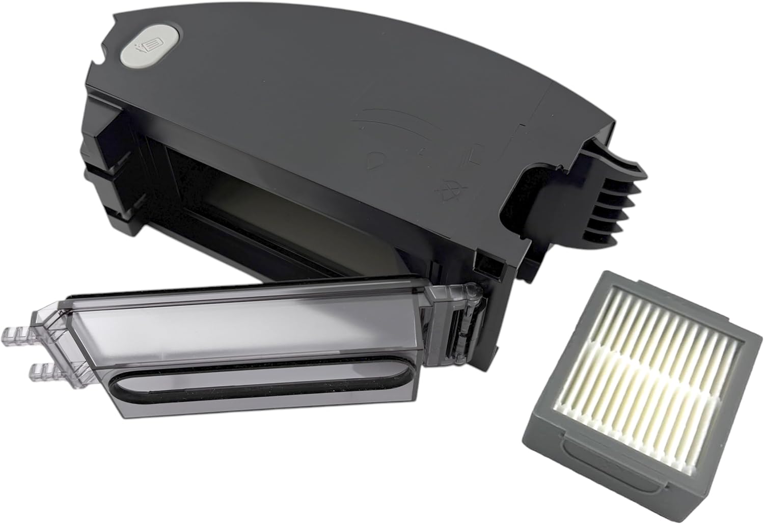 SCREENTRONICS Dust Bin Dirt Canister Compatible Replacement for iRobot Roomba Vacuums E5 E6 i1 i2 i3 i4 i5 i6 i7 i8 j5 j6 j7 Series & 3 HEPA Filters