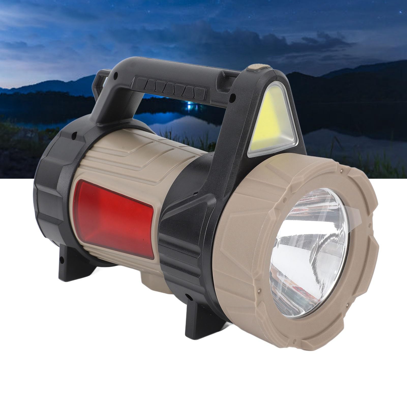 Reflektor doładowywania przenośnej lampy mocne lekkie reflektor 3500LM Latarka na zewnątrz kemping