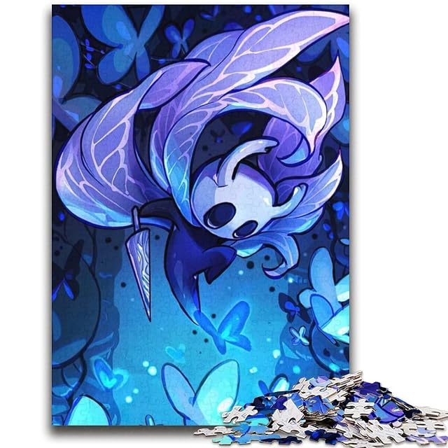 Foto 4 de 6 de Rompecabezas Hollow Knight con Mariposas 1000 Piezas Juego de Habilidad cognitiva Corte láser para un Ajuste…