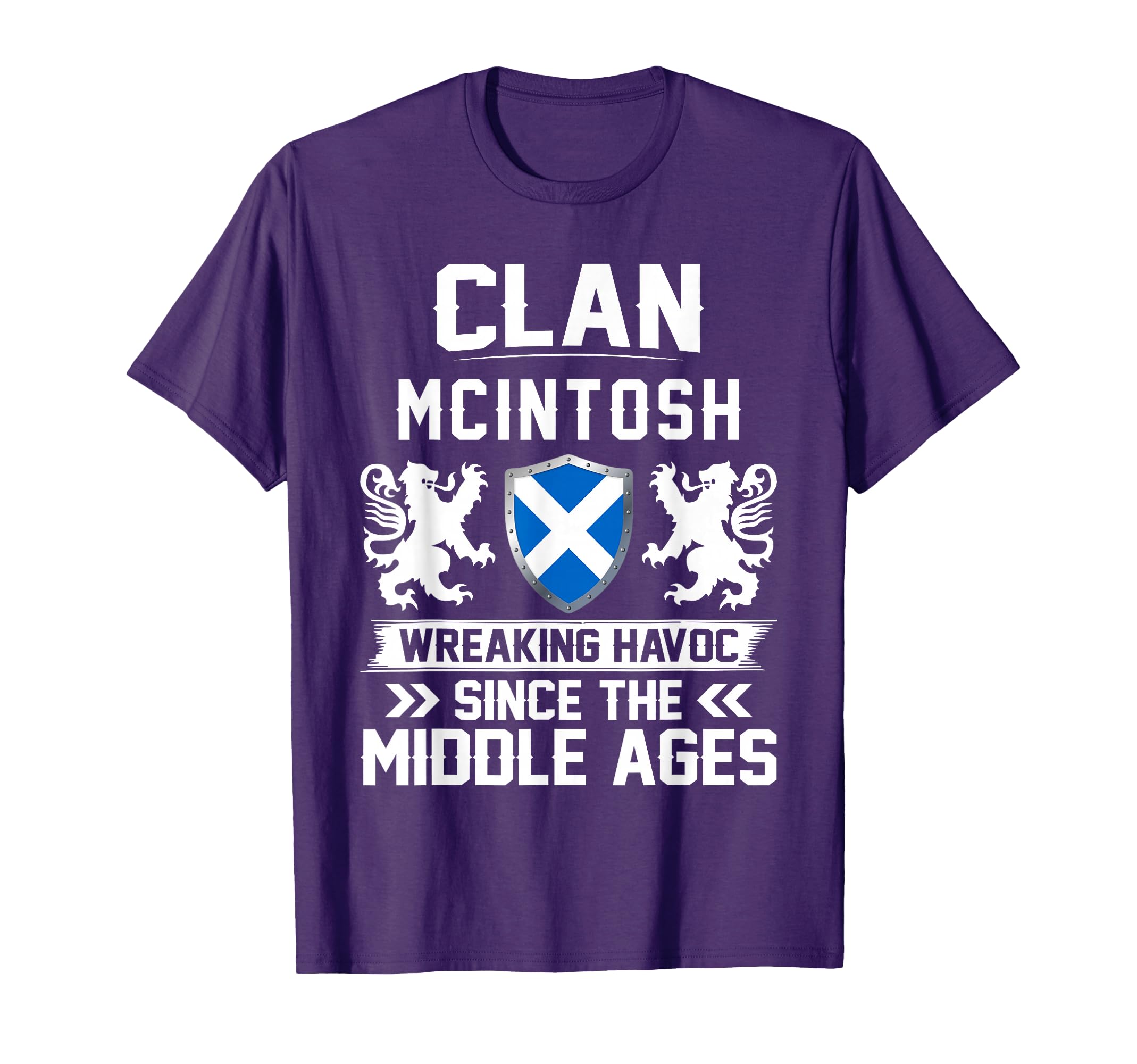Clan MCINTOSH scottish family scotland mothers day fathers T-Shirt