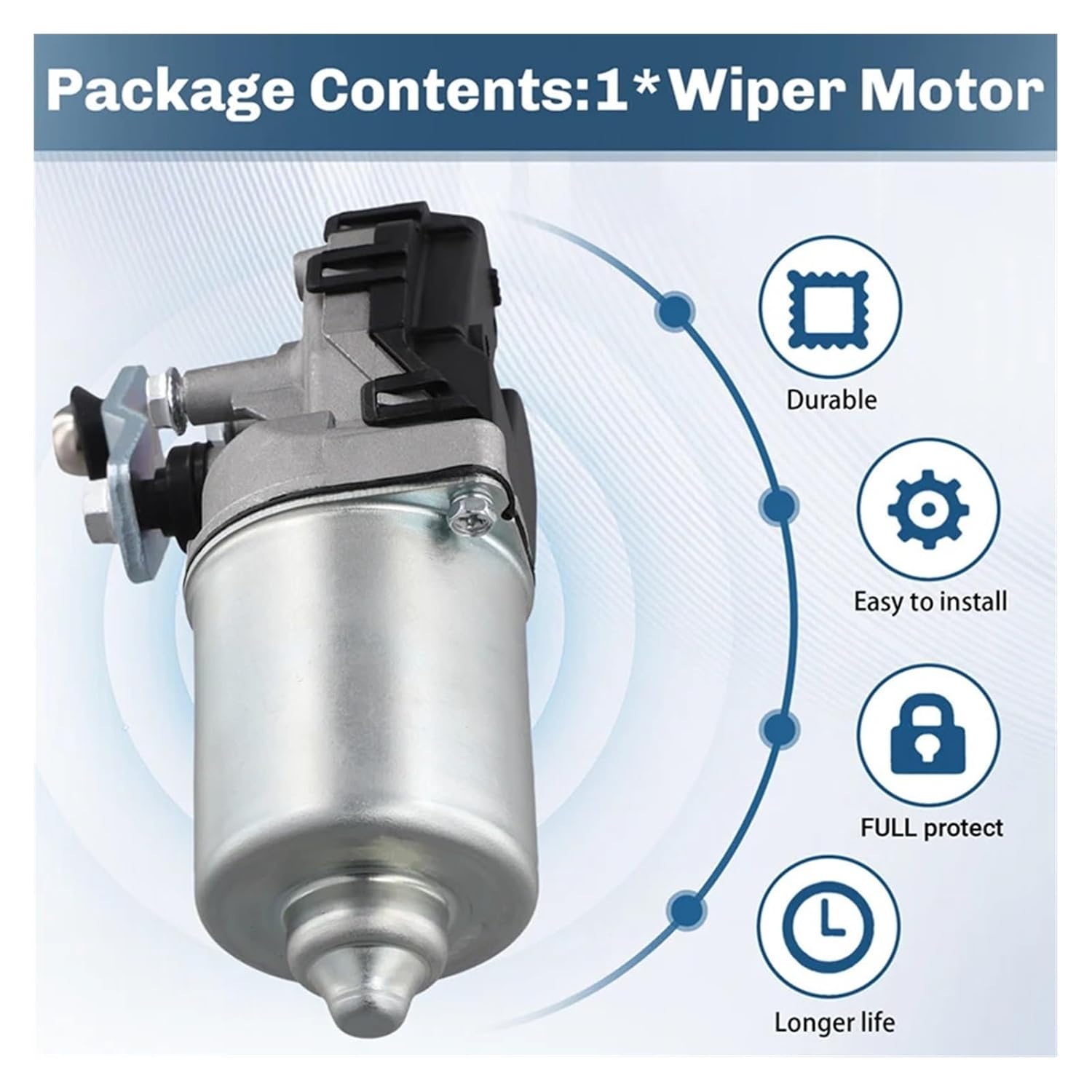 Car Wiper Motor Compatible with Toyota Yaris Corolla RAV4 2005-2013 85110-0D080 851100D080 85110 0D080