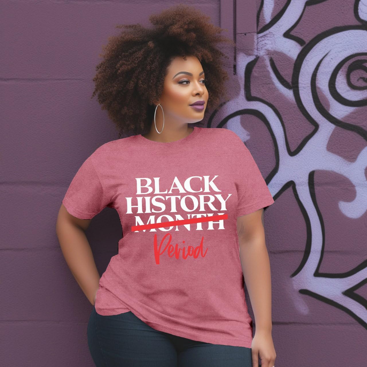 Black History Shirt for Women Black History Month T-Shirt African-American Tee Shirts - Image 3