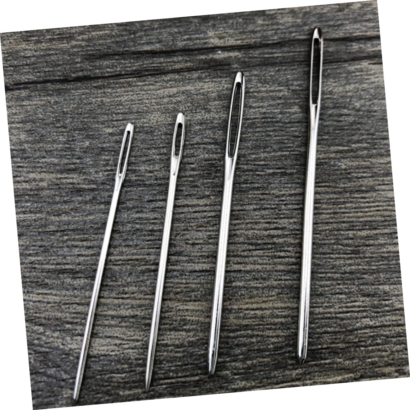 NUOBESTY 5juegos Agujas De Coser y Tejer Agujas De Ojo Grande y Curvas Para Costura Bordado Suéter Herramientas De Costura Para Manualidades y Bricolaje